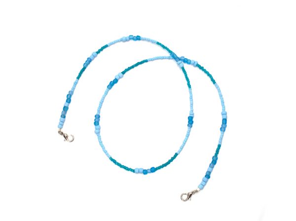 Blue Indian Glass chain