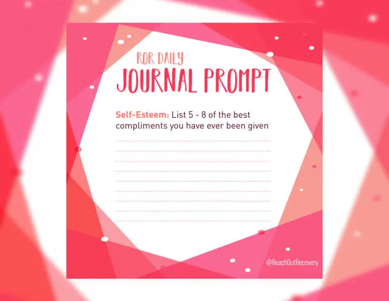 self esteem journal prompt Best compliments ever given
