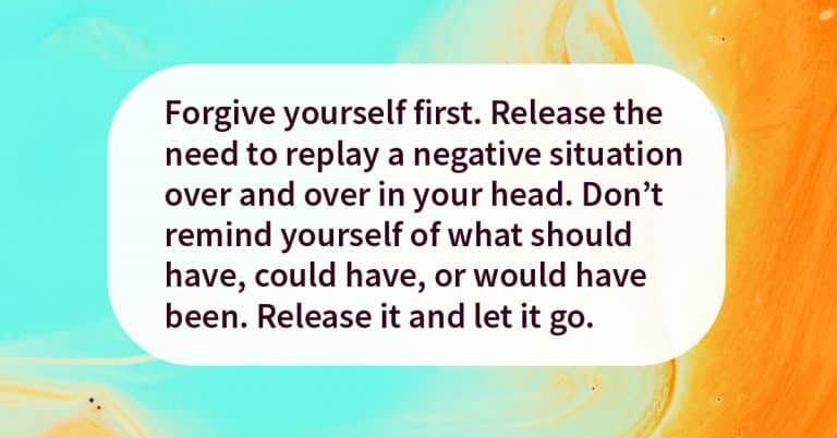 forgive yourself first quote