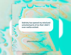 sober quote open mind