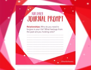 Relationship journal prompt forgiving