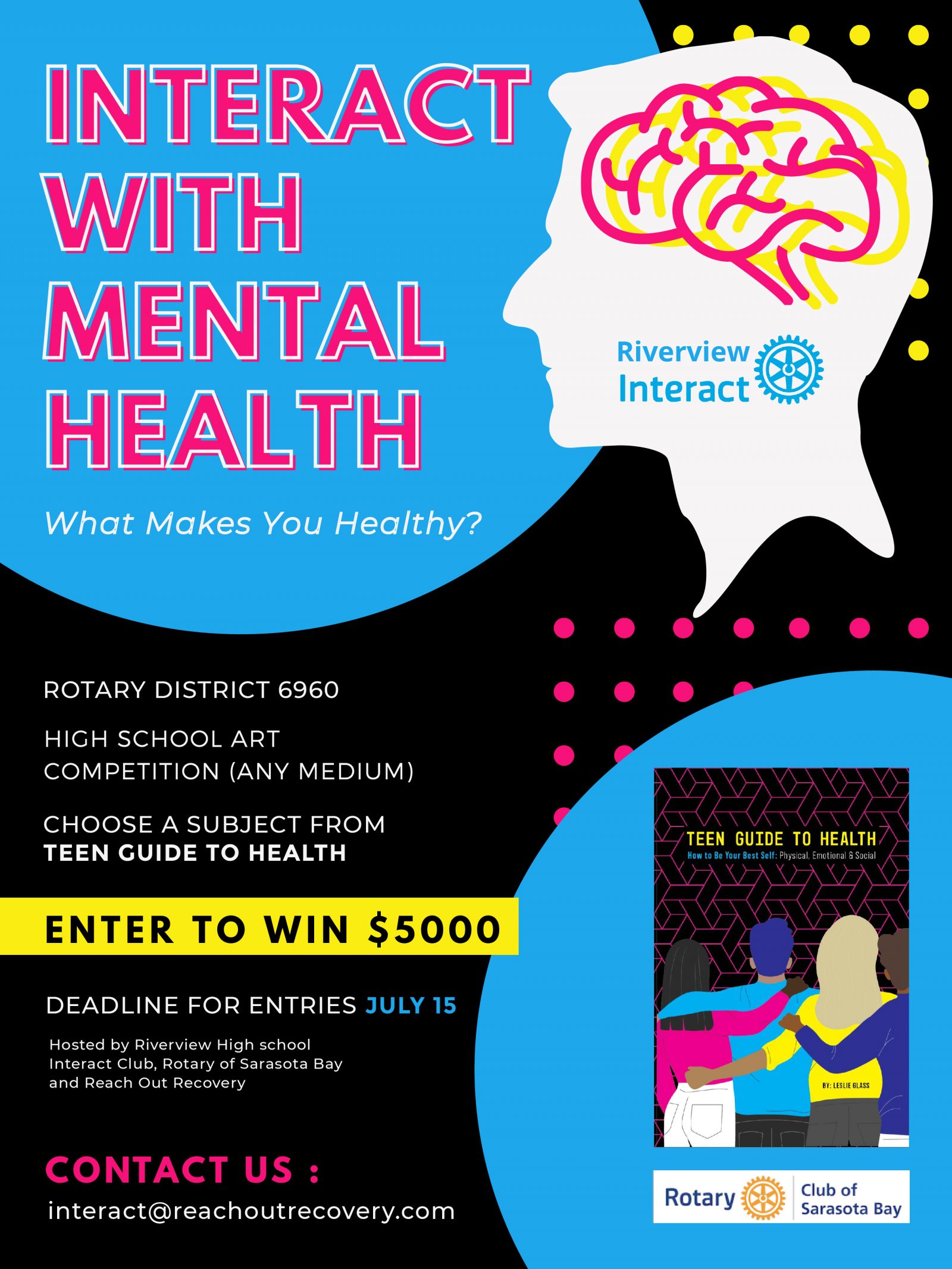 Rotary healthy teens art/media competition for mental health