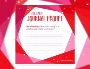 Relationship journal prompt happy