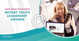 Leslie Glass at leadership youth conference