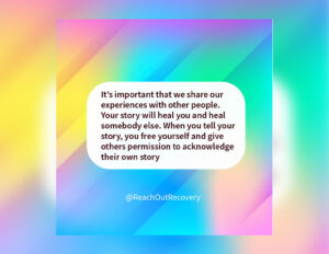 recovery quote tell your story