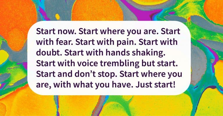 start now quote
