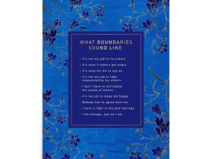 what boundaries sound like poster