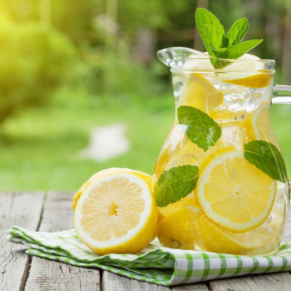 Pitcher of lemonade