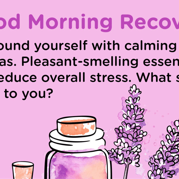 Recovery Quote Calming aromas