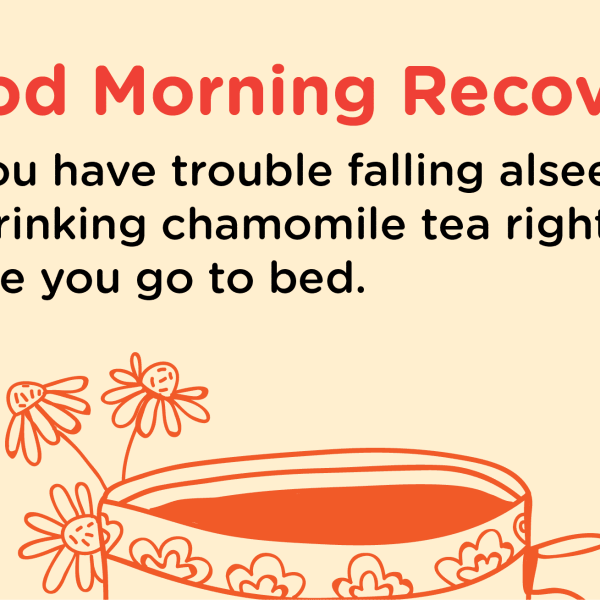 Good Morning Recovery tea