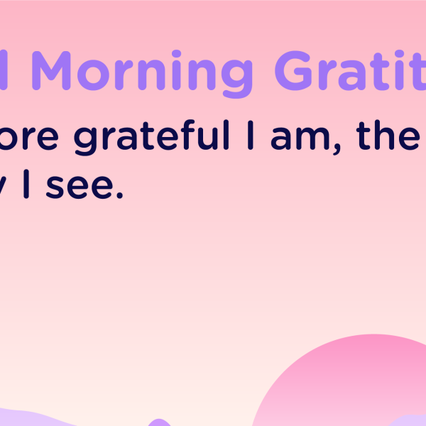 Good morning Gratitude beauty