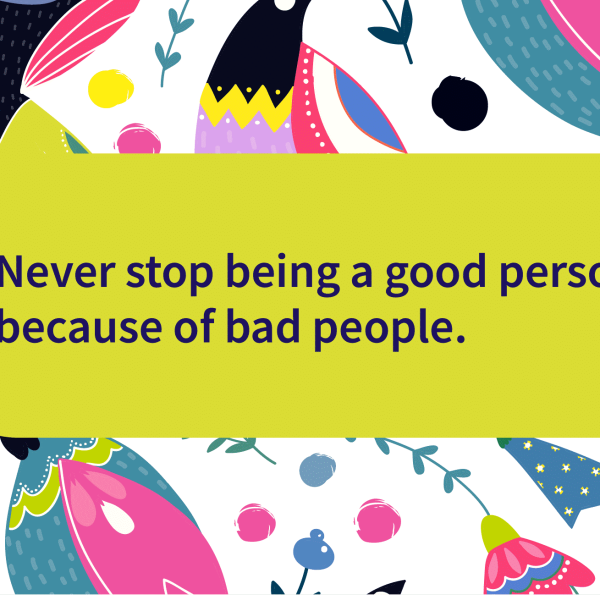 Quote of the day good