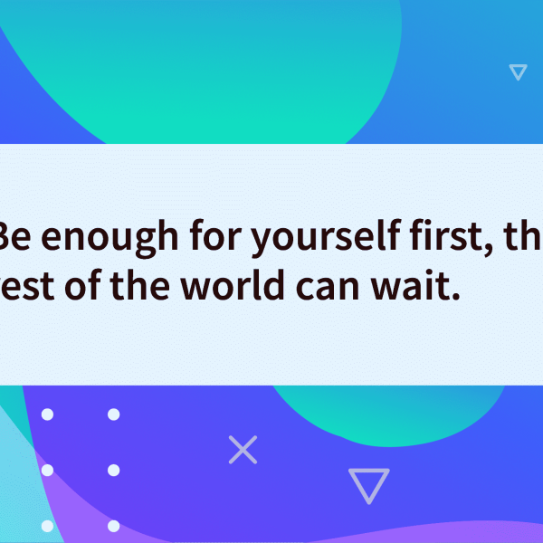 Quote of the day enough