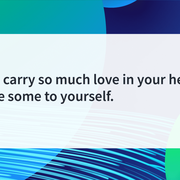Quote of the day heart