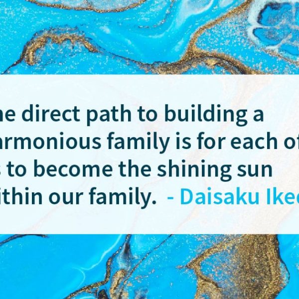 Building a harmonious family