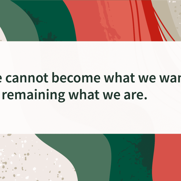Quote of the day become