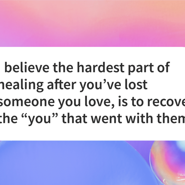 After grief recover yourself