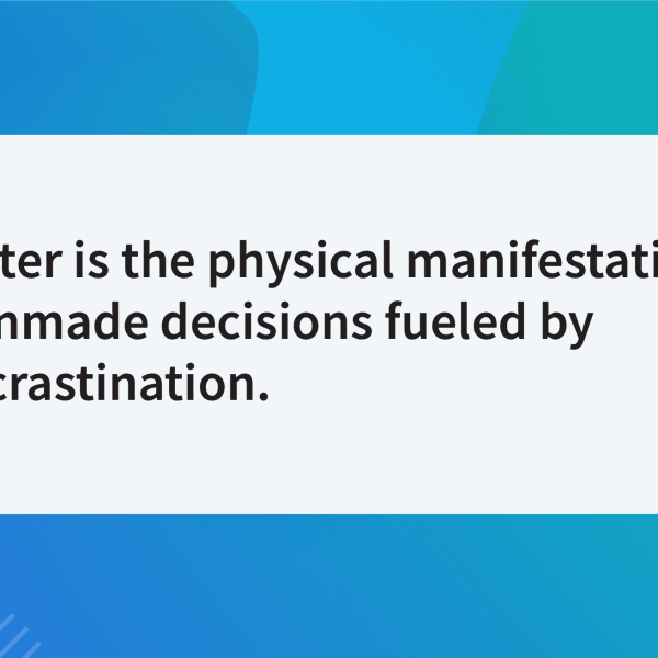Quote of the day clutter