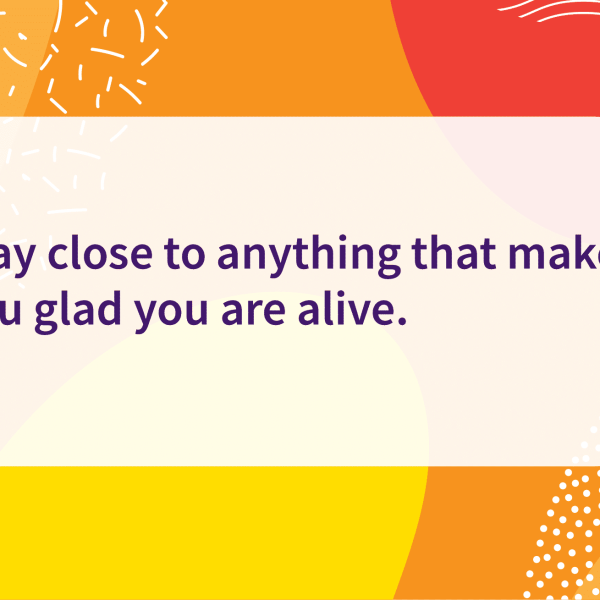 Quote of the day glad