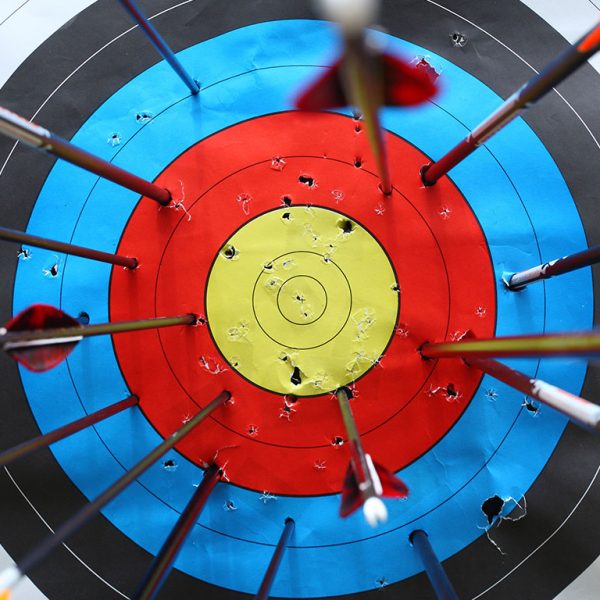 arrows in a target
