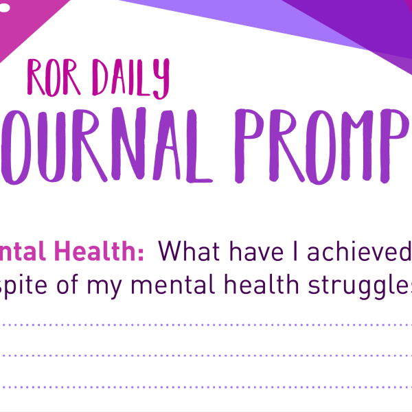 mental health journal prompt